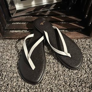 Sanuk flip-flops